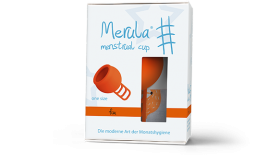 Menstruatie cup fox oranje 1 stuks Merula