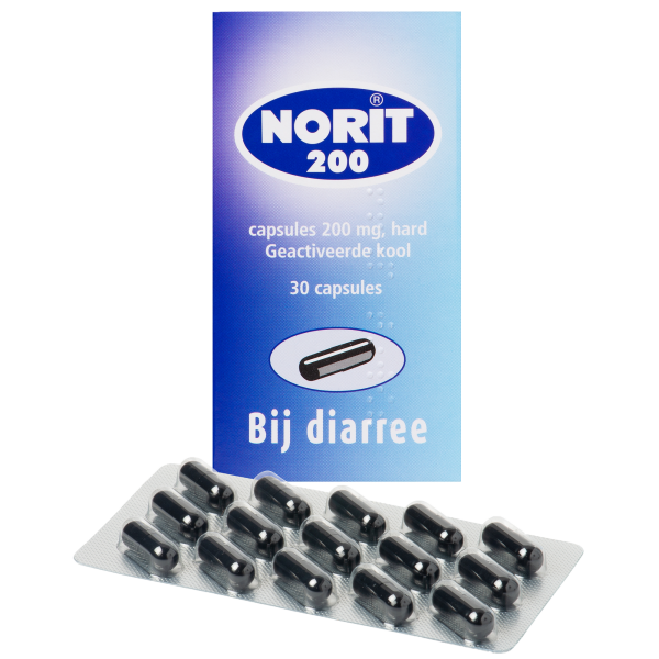 Norit 200 mg 30 capsules vemedia