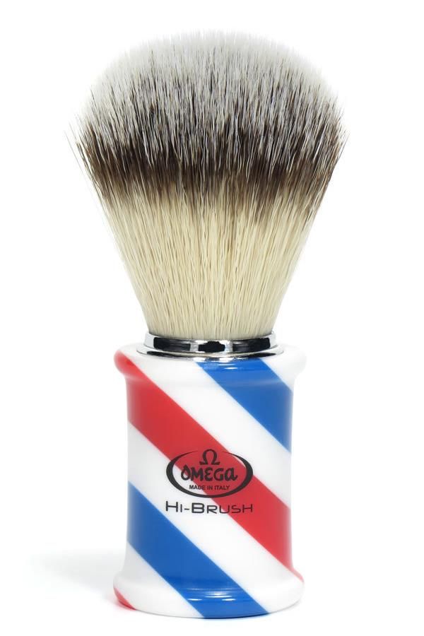 Scheerkwast Hi-Brush barber kleuren 146735 Omega*