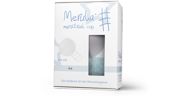 Menstruatie cup ice kleurloos 1 stuks Merula