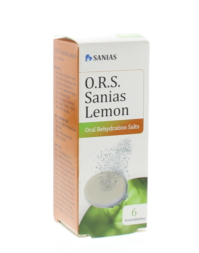 ORS lemon bruistablet 6 stuks Sanias