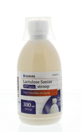 Lactulosestroop 667 mg 300 ml Sanias