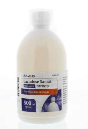 Lactulosestroop 667 mg 500 ml Sanias