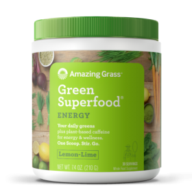 Energy lemon lime green superfood 210 gram Amazing Grass