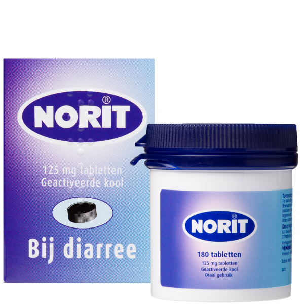 Norit 125 mg 50 tabletten Vemedia