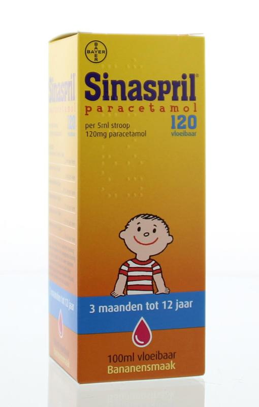 Sinaspril Paracetamol 120 mg 100 ml