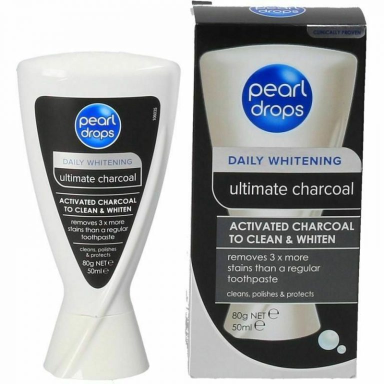 Daily White ultimate Charcoal tandpasta 50ml Pearldrops