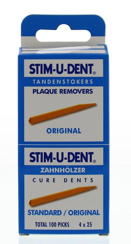Stimudent Tandenstokers Mint 4x25 100 stuks