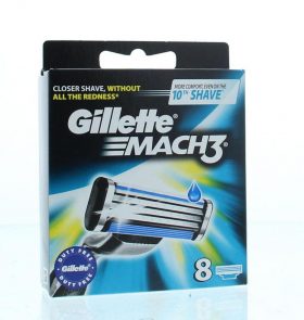 Mach3 Base mesjes 8st Gillette