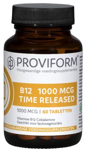 Vitamine B12 1000 mcg methylcobalamine 90 zuigtabletten Proviform