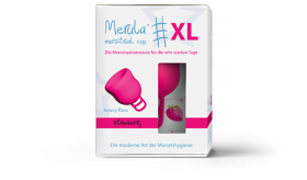 Menstruatie cup XL strawberry roze 1 stuks Merula