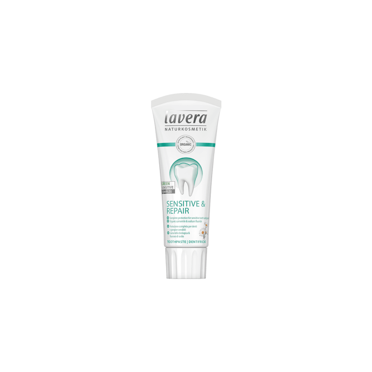 Tandpasta/toothpaste sensitive & repair 75 ml Lavera