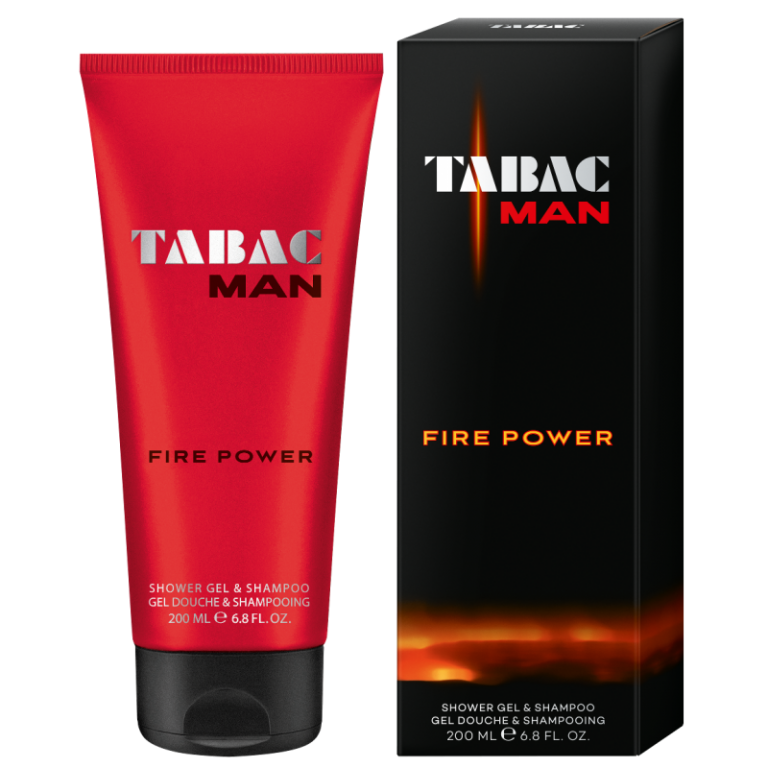 Fire Power Shower gel & Shampoo 200ml Tabac