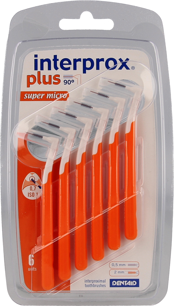 Interprox plus super micro 2mm 6st (oranje)