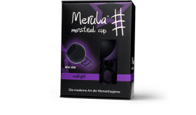Menstruatie cup midnight zwart 1 stuks Merula