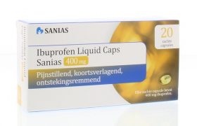 Ibuprofen liquid 400 mg 20 stuks Sanias