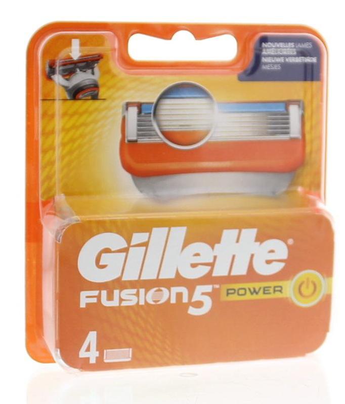 Fusion 5 power mesjes 4st Gillette