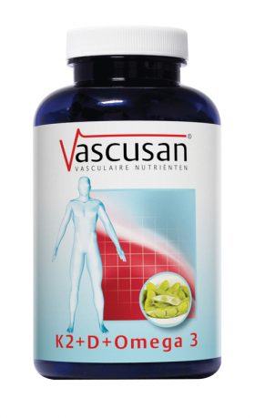 Vascusan K2 vitamine D omega 3 60 capsulles Vascusan