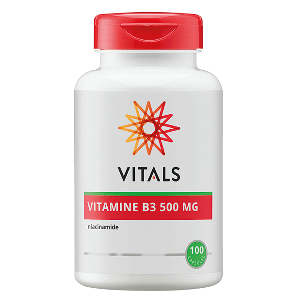Vitamine B3 niacinamide 500 mg 100 capsules Vitals