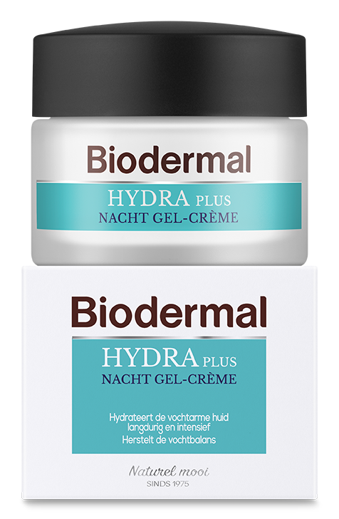 Gelcreme nacht hydraplus vochtarme huid 50 ml Biodermal