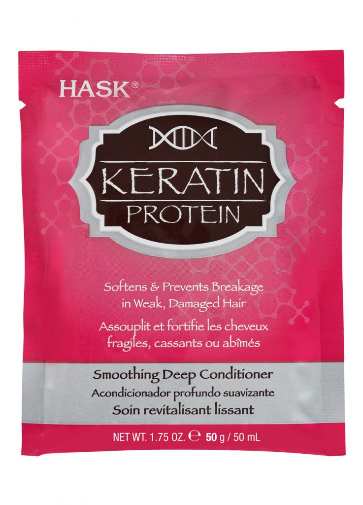 Keratin protein smoothing deep conditioner 50ml Hask