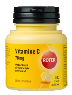 Vitamine C 70 mg citroen 200 tabletten Roter