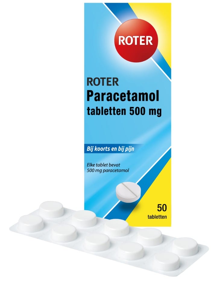 Paracetamol 500mg 20 tabletten Roter