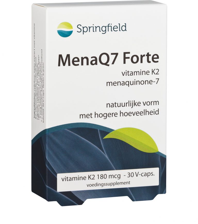 MenaQ7 Forte vitamine K2 180 mcg 30 vegi-caps Springfield