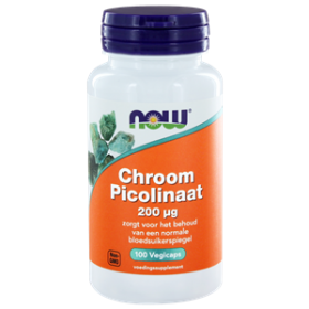 Chroom Picolinaat 200 mcg 100 capsules NOW