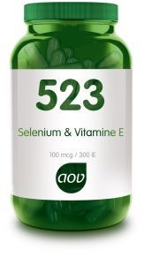 523 Selenium 100 mcg / vitamine E 300IE 60 capsules AOV