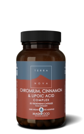Chromium, cinnamon & lipoic acid complex 100 capsules Terranova