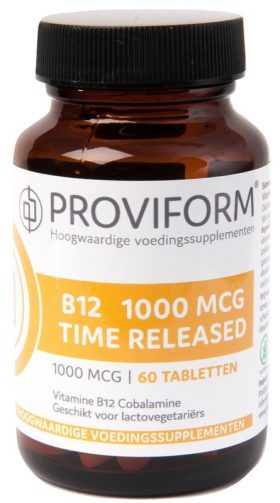 Vitamine B12 1000 mcg TR 60 tabletten Proviform