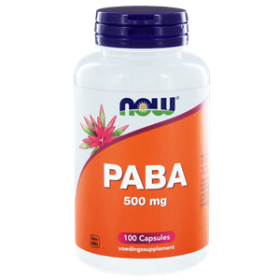 PABA 500 mg 100 capsules NOW