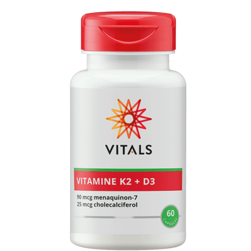 Vitamine K2 90 mcg Vitamine D 25 mcg 60 capsules Vitals