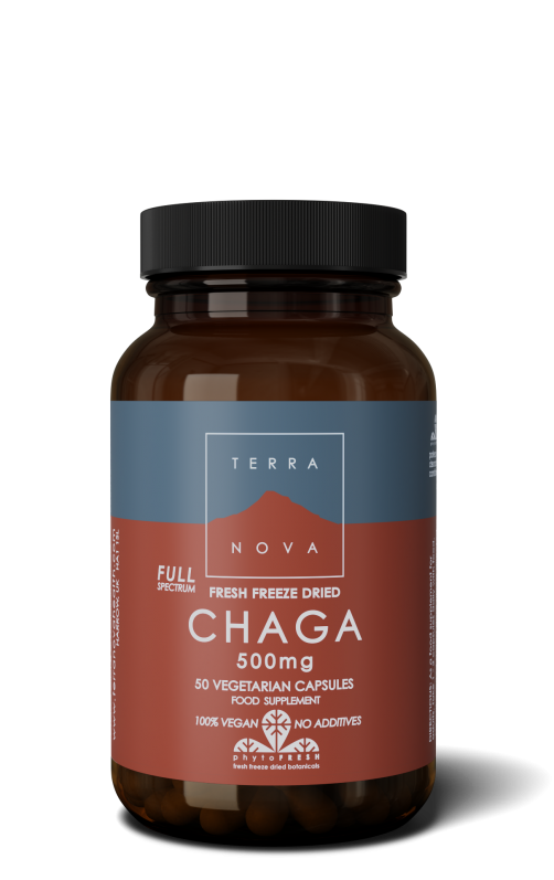 Chaga 500 mg complex 50 capsules Terranova