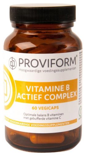 Vitamine B actief complex & C 60 vegi-caps Proviform