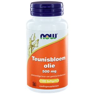 Teunisbloemolie 500 mg 100 softgels NOW