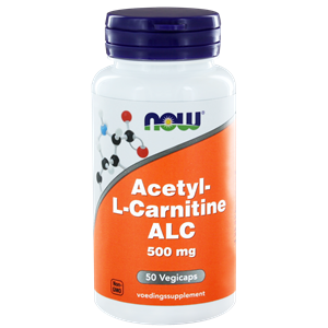Acetyl L-Carnitine 500 mg 50 vegi-caps NOW