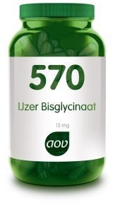 570 IJzer bisglycinaat 15 mg 90 vegicapsules AOV