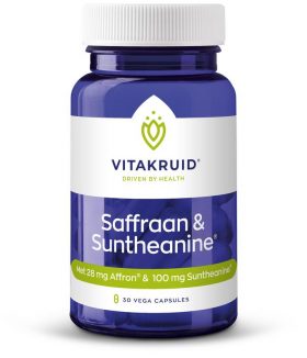 Saffraan & suntheanine 30 vegi-caps Vitakruid