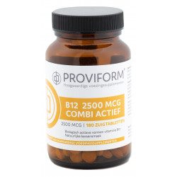 Vitamine B12 2500 mcg combi actief 60 zuigtabletten Proviform