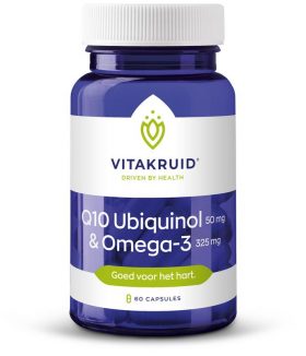 Q10 ubiquinol 50 mg & omega-3 325 mg 60 capsules Vitakruid