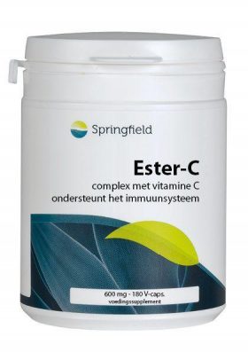 Ester-C 600 mg met bioflavonoiden 180 vegi-caps Springfield