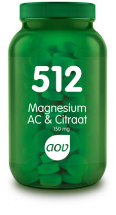 512 Magnesium AC & citraat 60 tabletten AOV