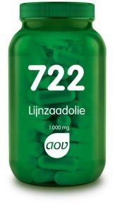 722 Lijnzaadolie 1000 mg 90 capsules AOV