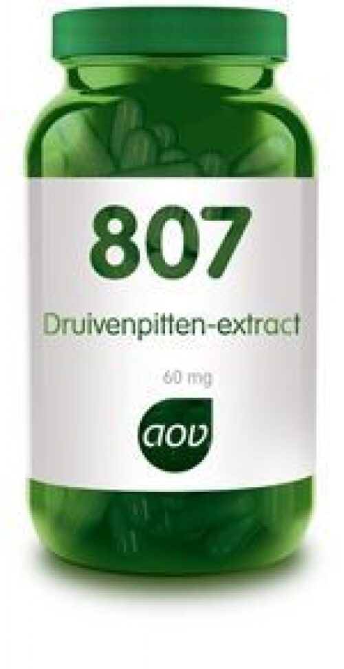807 Druivenpitten-extract 60 capsules AOV