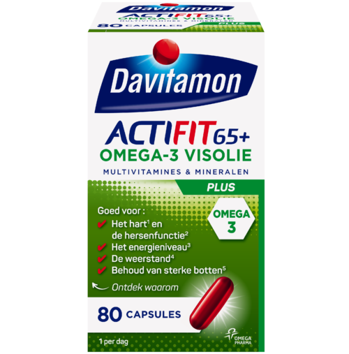 Actifit 65+ omega 3 80 capules Davitamon