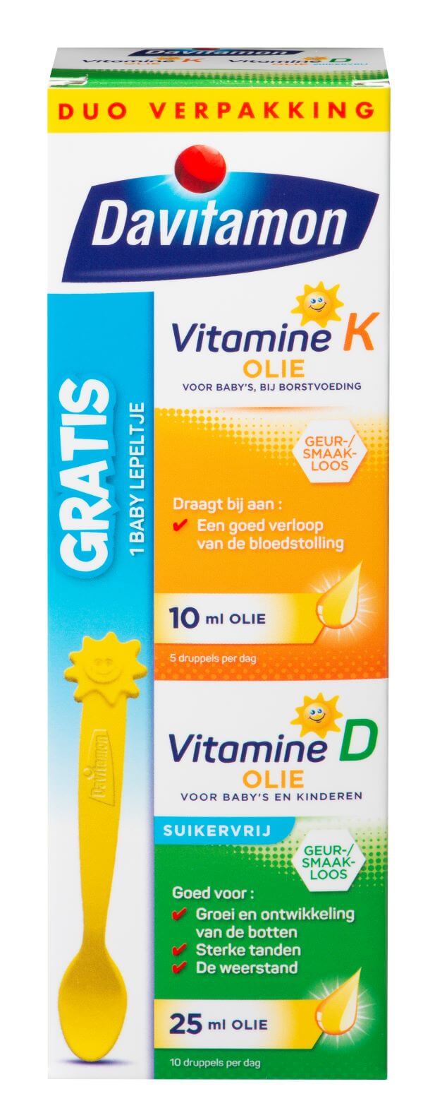 Baby vitamine D & K mcg 35 ml Davitamon ⋆ Bik & Bik