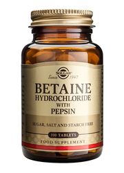Betaine hcl with pepsin 100 tabletten Solgar