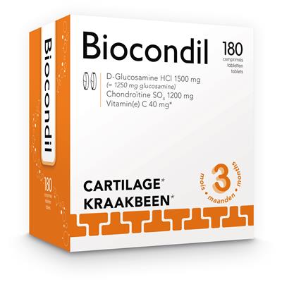 Biocondil chondroitine/glucosamine vit C 360 tabletten Trenker